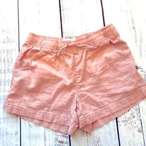 Girl’s Pink Cotton Shorts